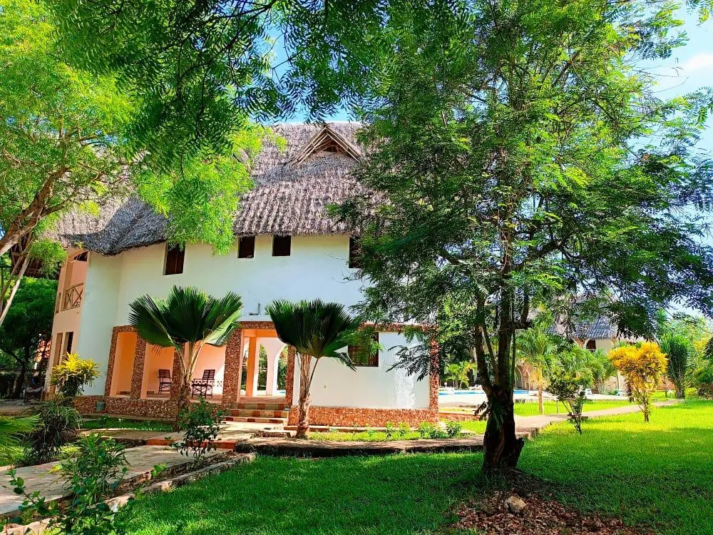Landscaped garden at Raquel's Bliss Diani